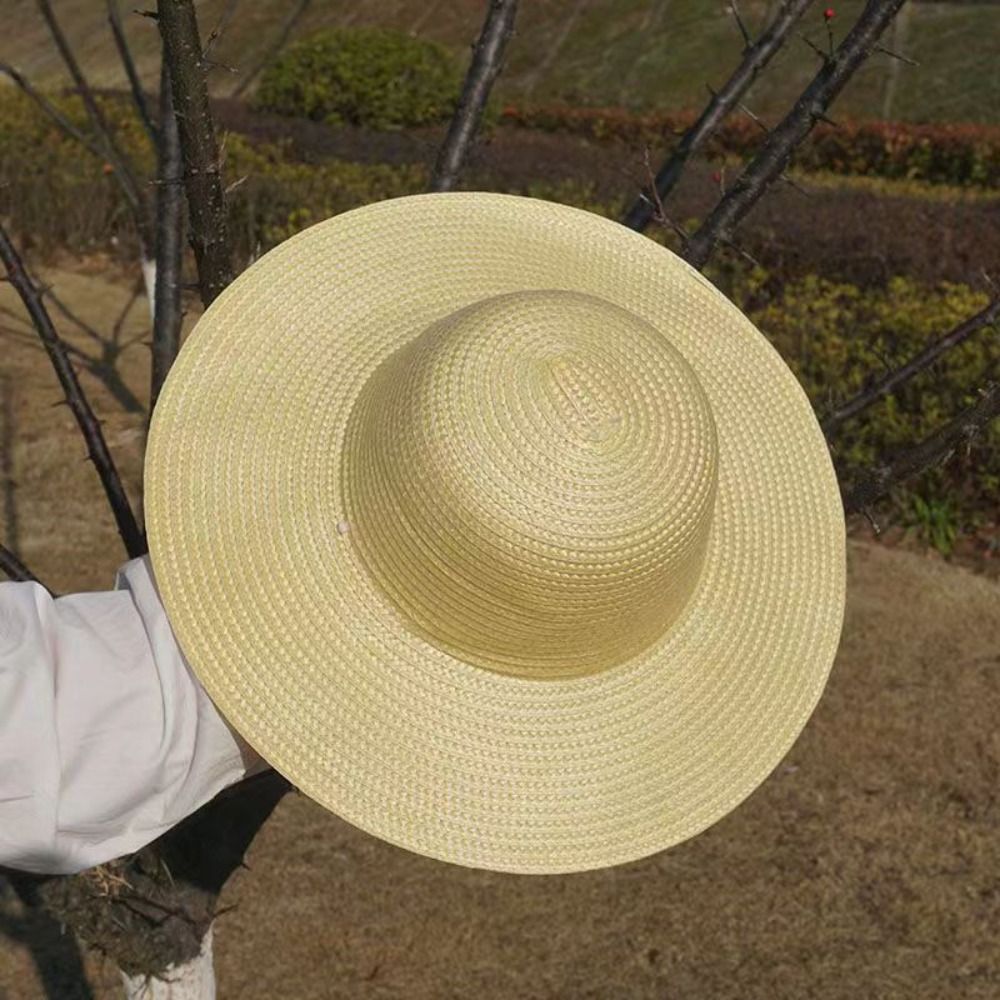 Летняя широкополая соломенная  – обзор и цена Bucket Hat Straw